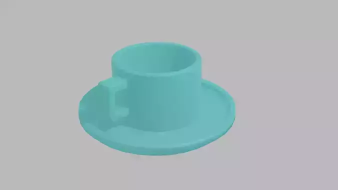 Cup 3D model Blender