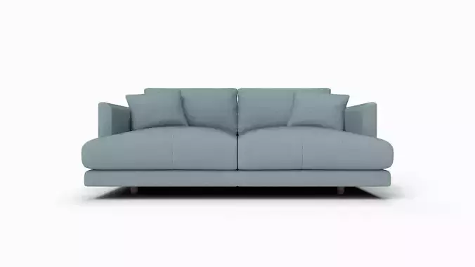 2 seat Sofa with 10 different variant 3D model