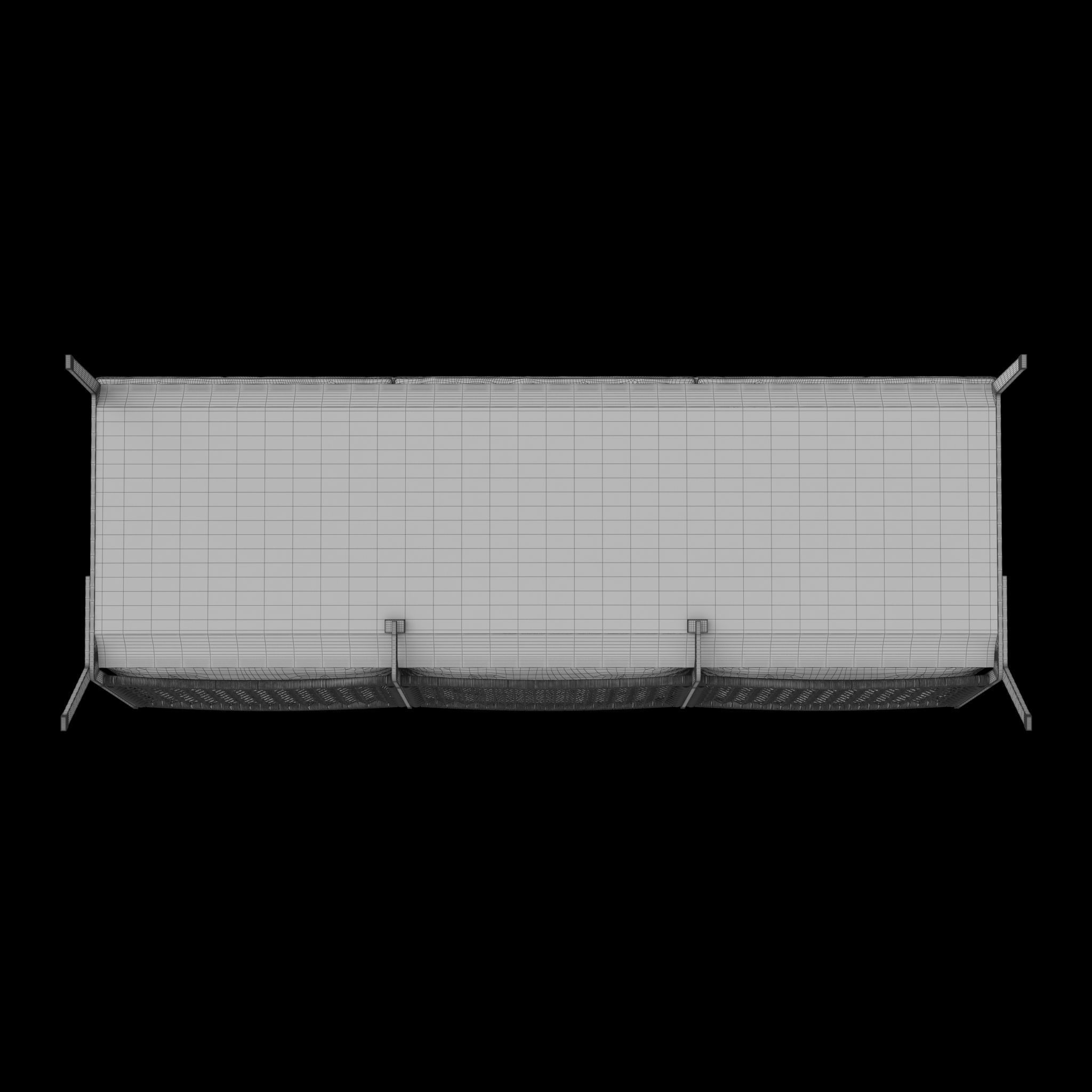 Flexform Happy Sofa Low-poly 3D model_23