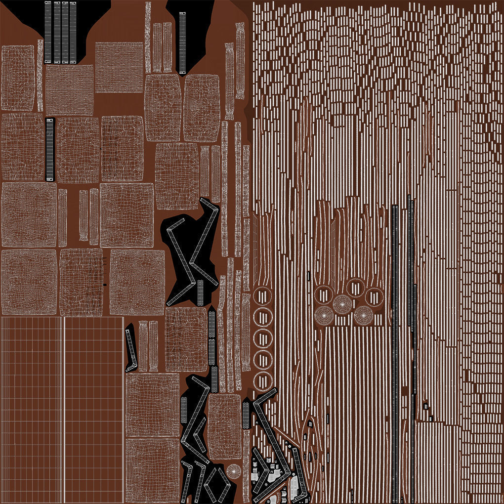 Flexform Happy Sofa Low-poly 3D model_31