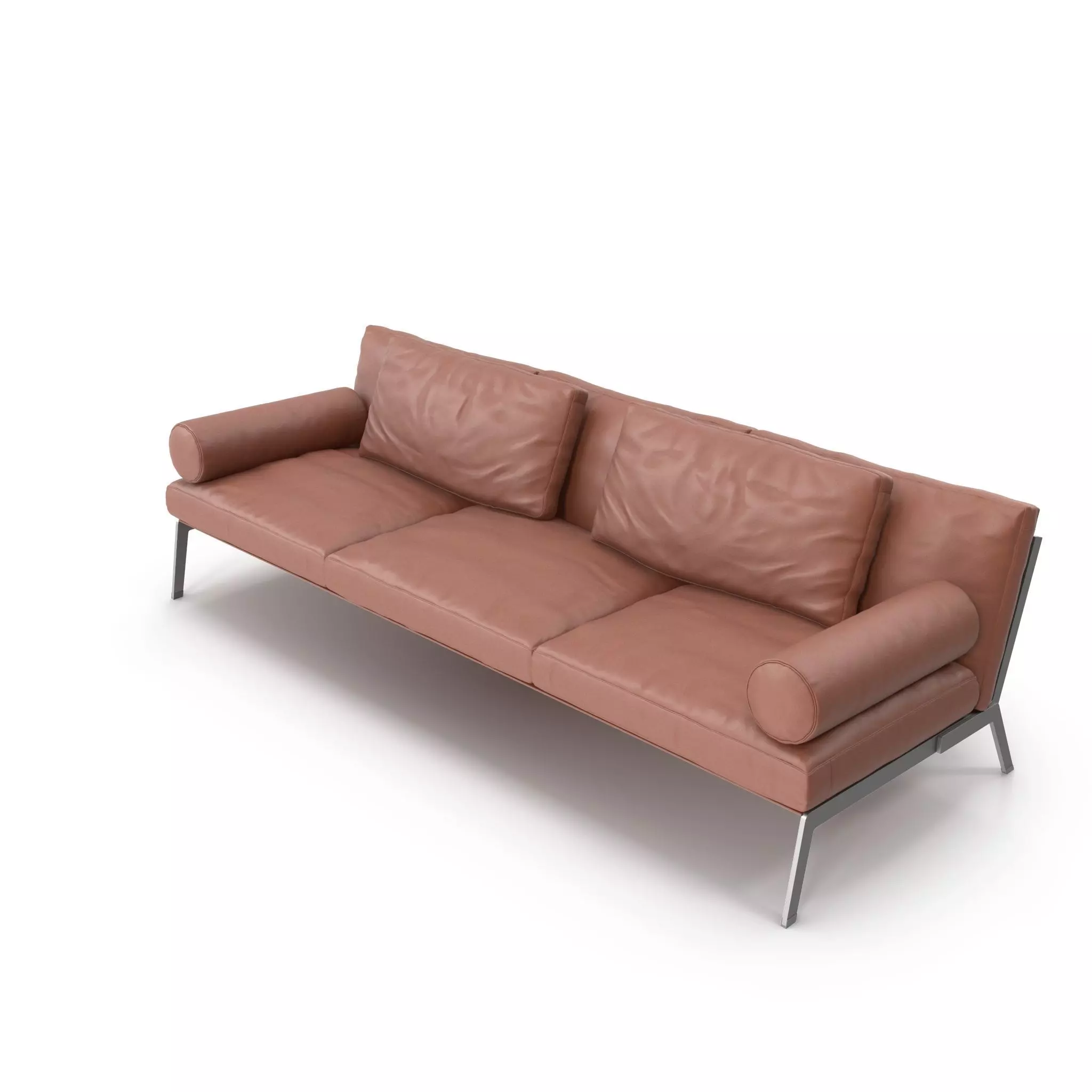 Flexform Happy Sofa Low-poly 3D model_0