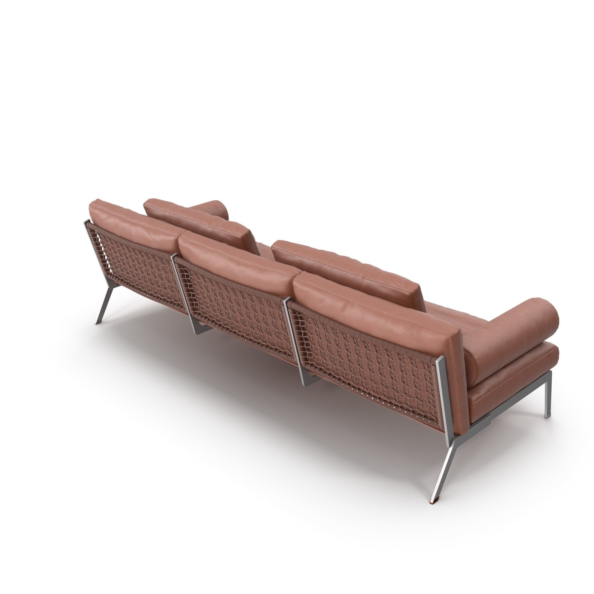 Flexform Happy Sofa Low-poly 3D model_6