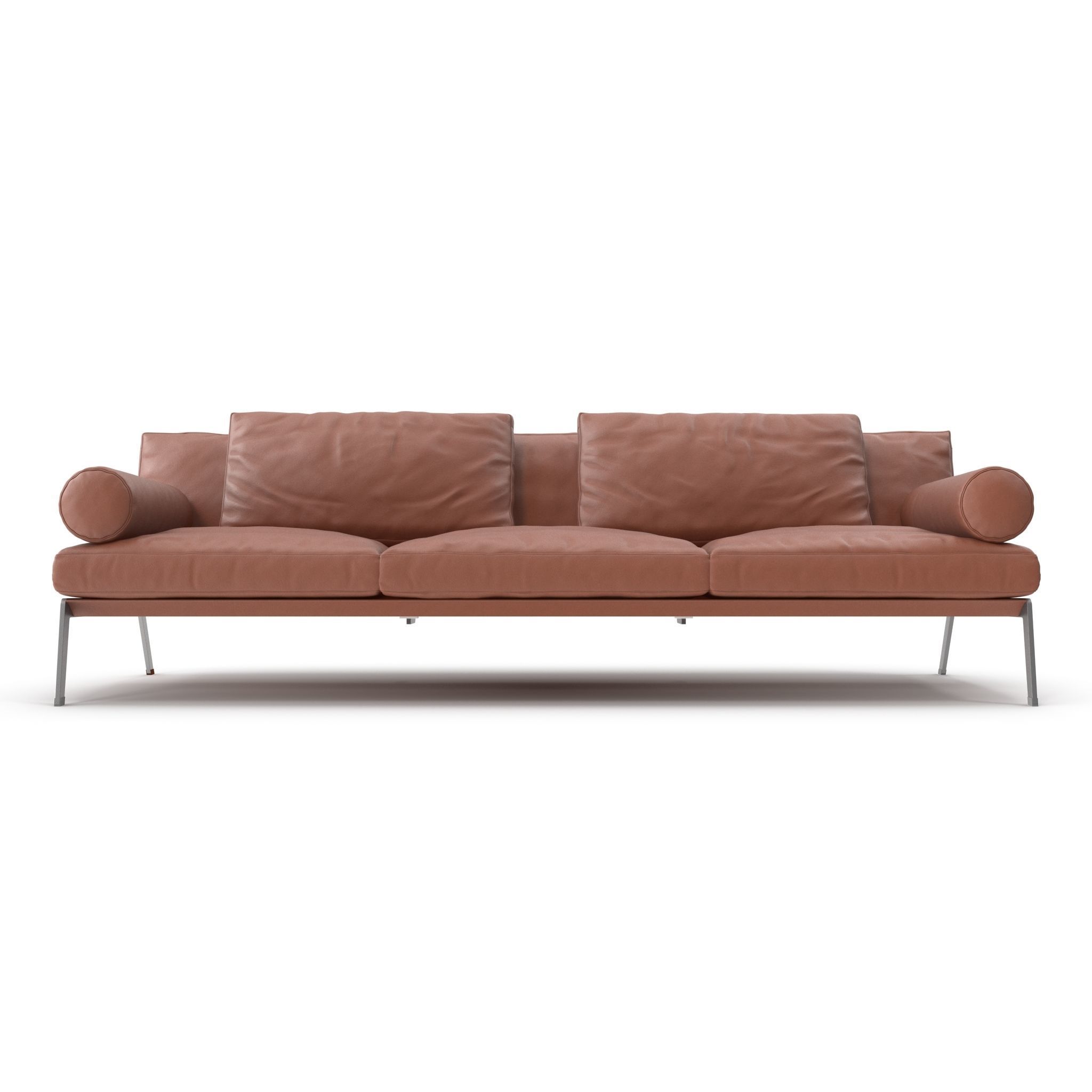Flexform Happy Sofa Low-poly 3D model_9