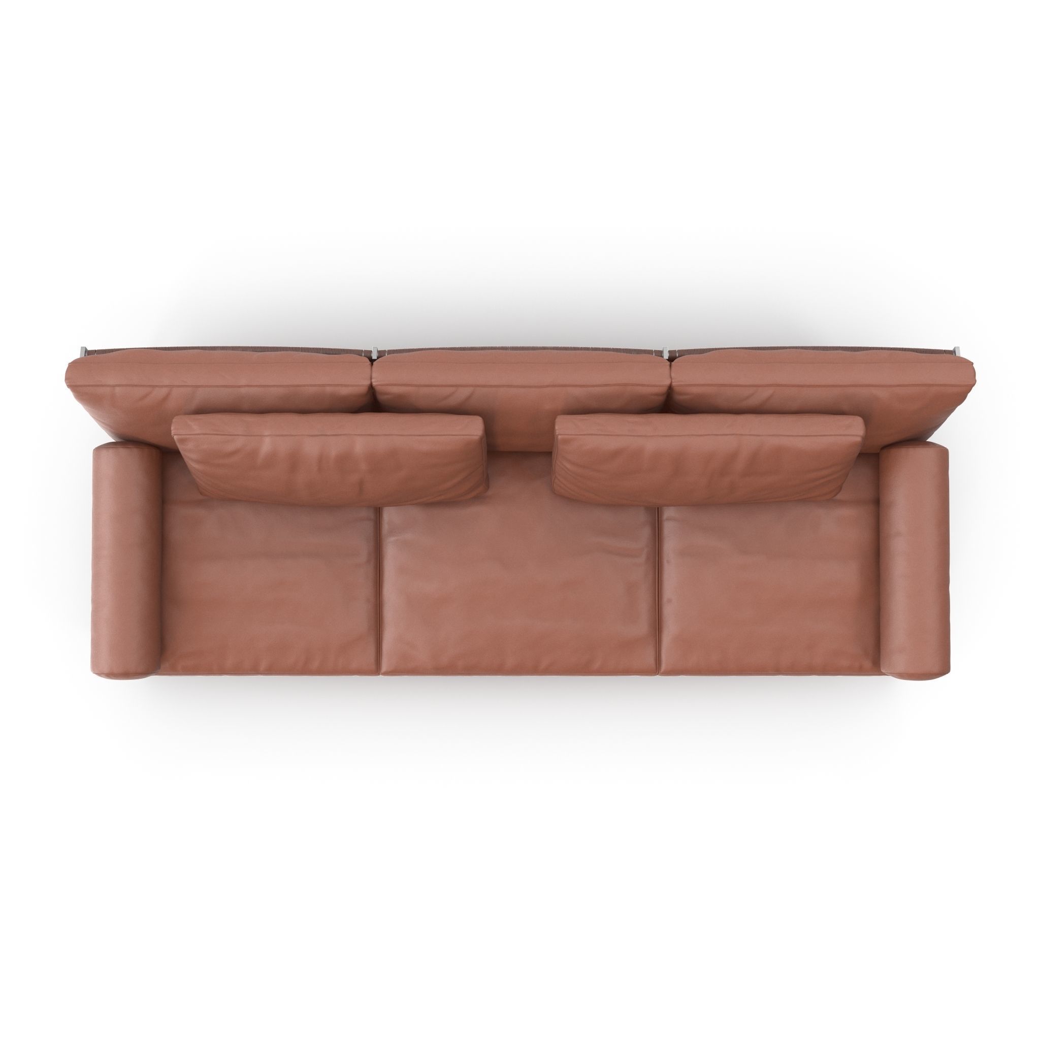 Flexform Happy Sofa Low-poly 3D model_3
