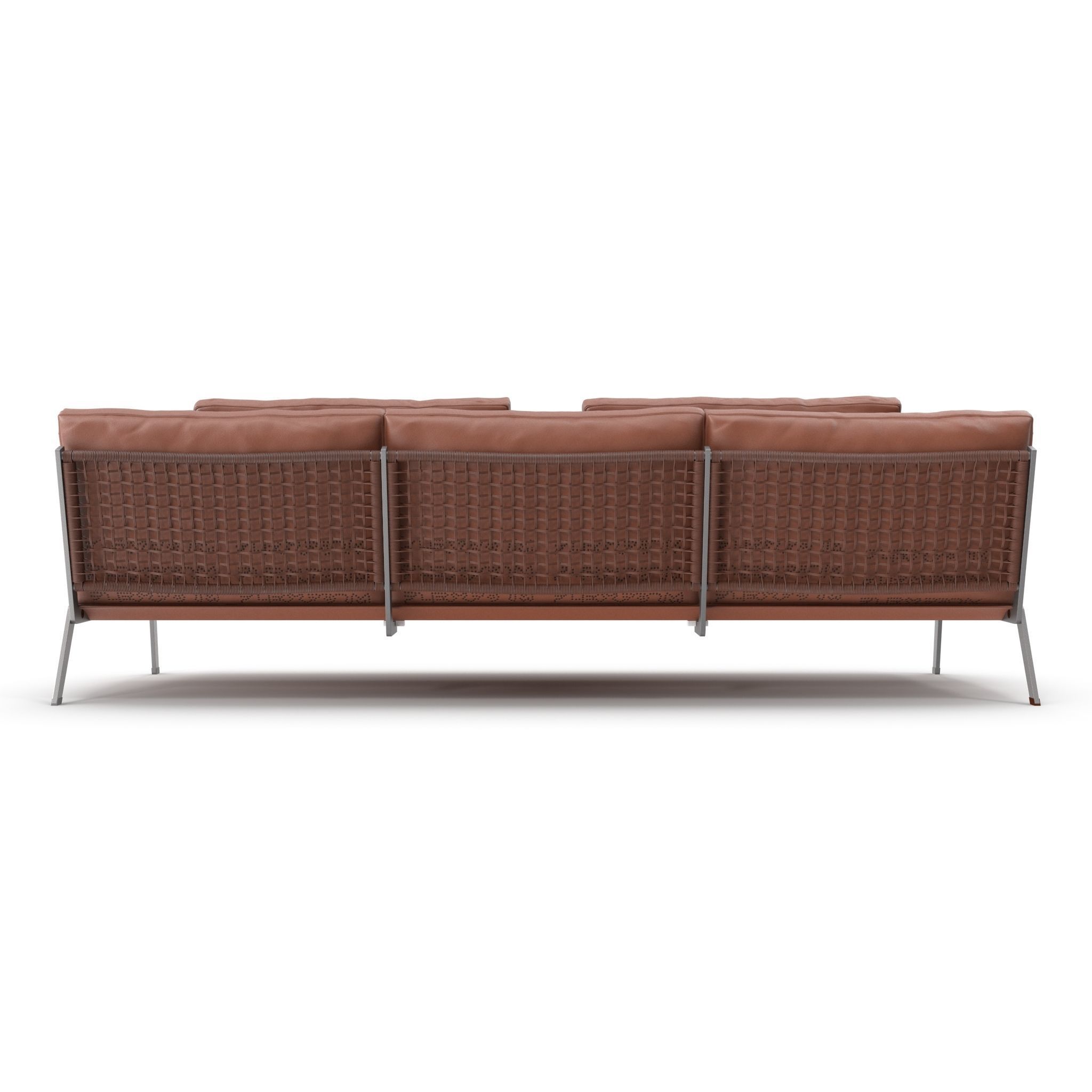 Flexform Happy Sofa Low-poly 3D model_15