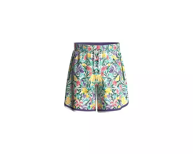 Mens multi colored Print Swim Shorts