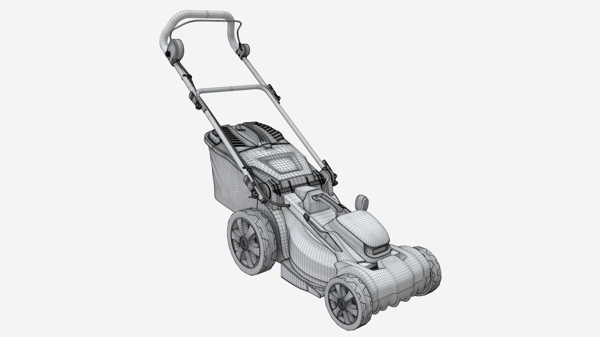 Front yard outdoor garden furniture and items 3D model_12