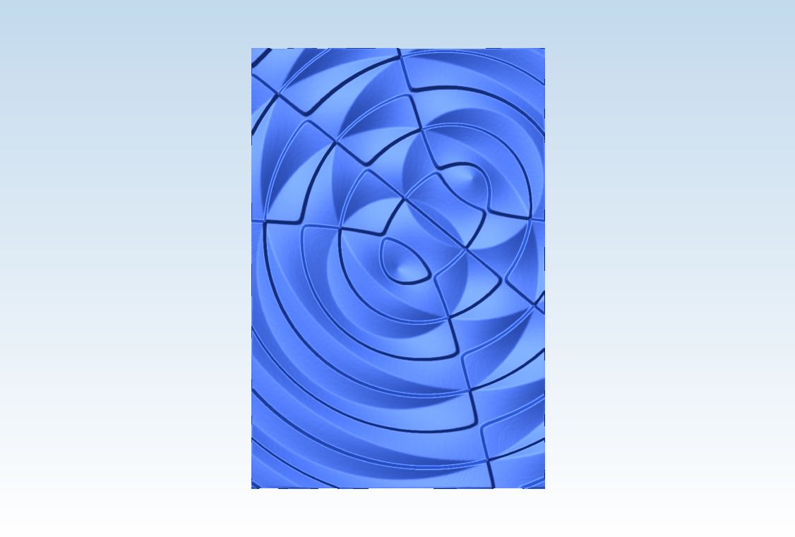 Relief for plywood milling 3D print model_2