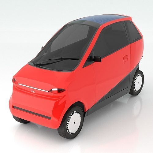 Vayve Mobility EVA Cherry Red 3D model