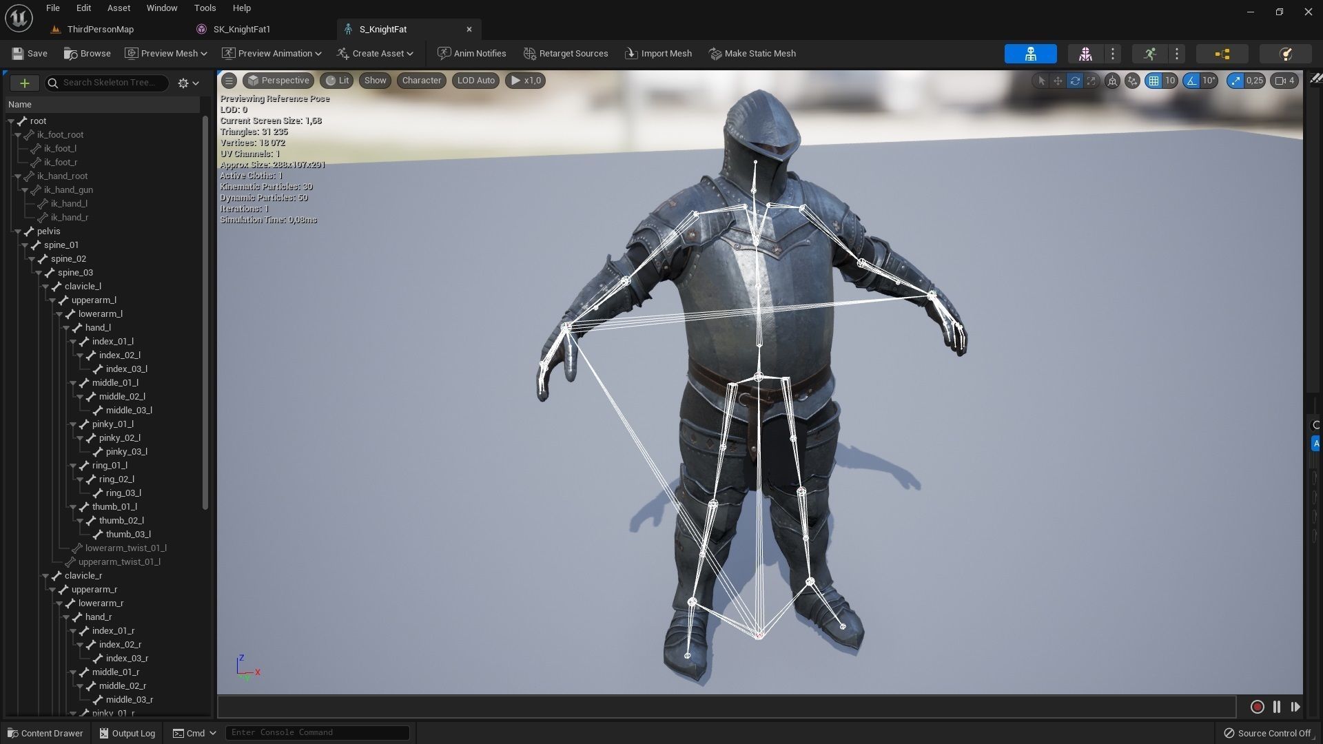 Fat Knight Low-poly 3D model_6