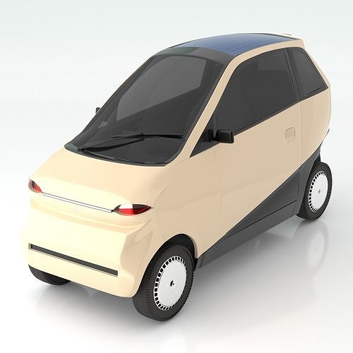 Vayve Mobility EVA Champagne Gold 3D model