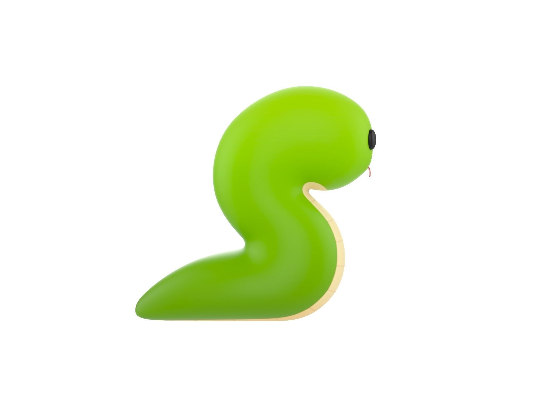 Character282 Snake 3D model_3