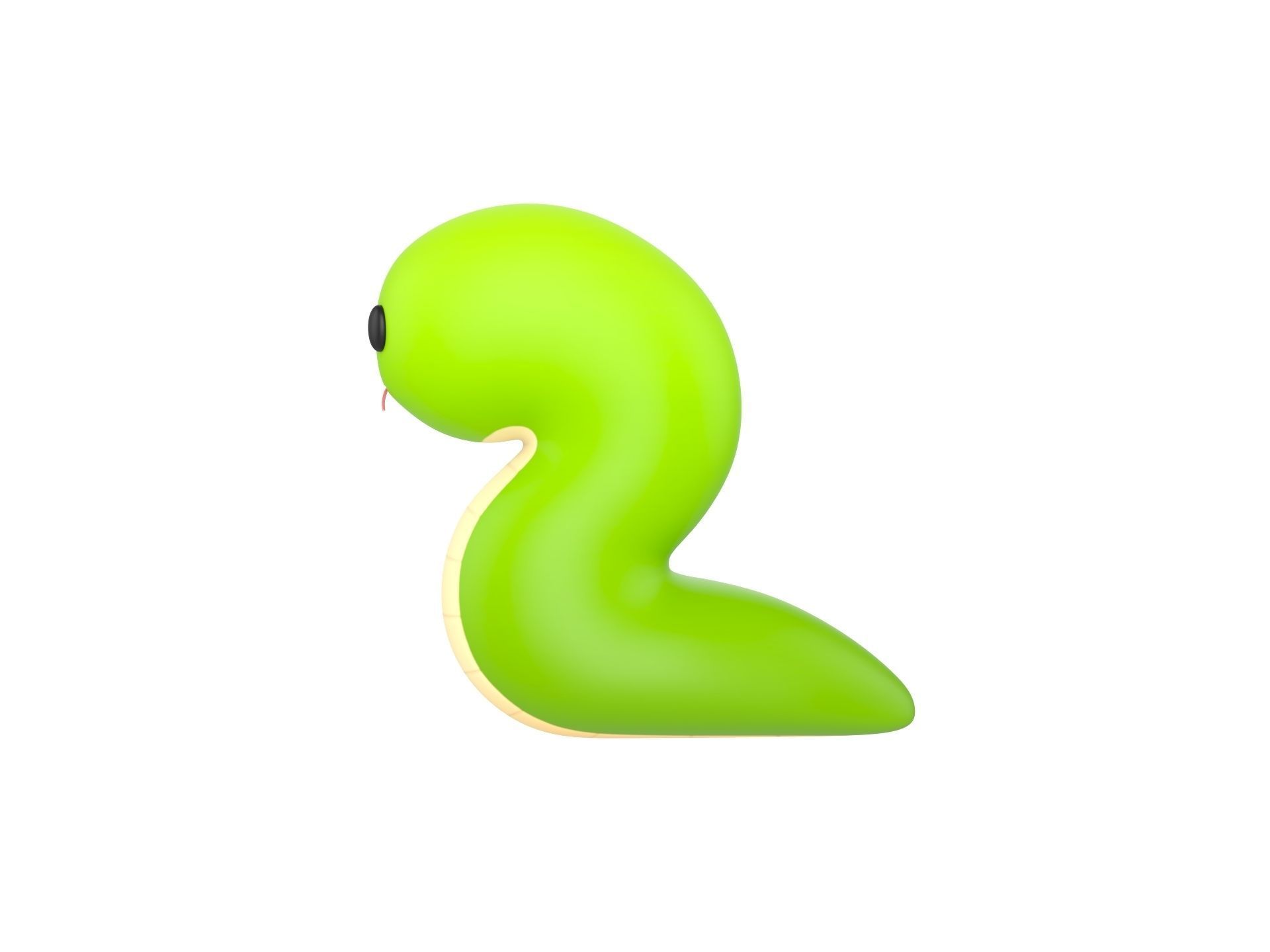 Character282 Snake 3D model_7