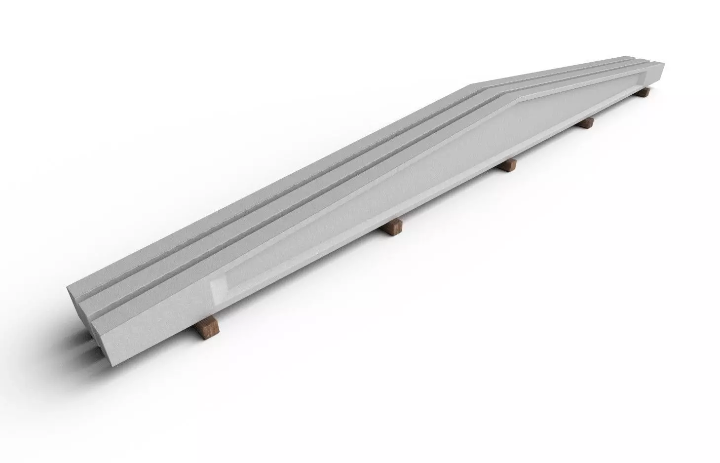 Concrete Truss M01 Low-poly 3D model