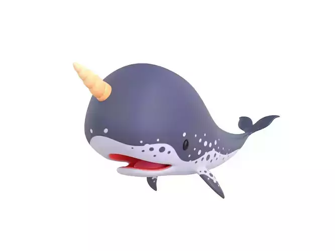 Character283 Narwhal 3D model