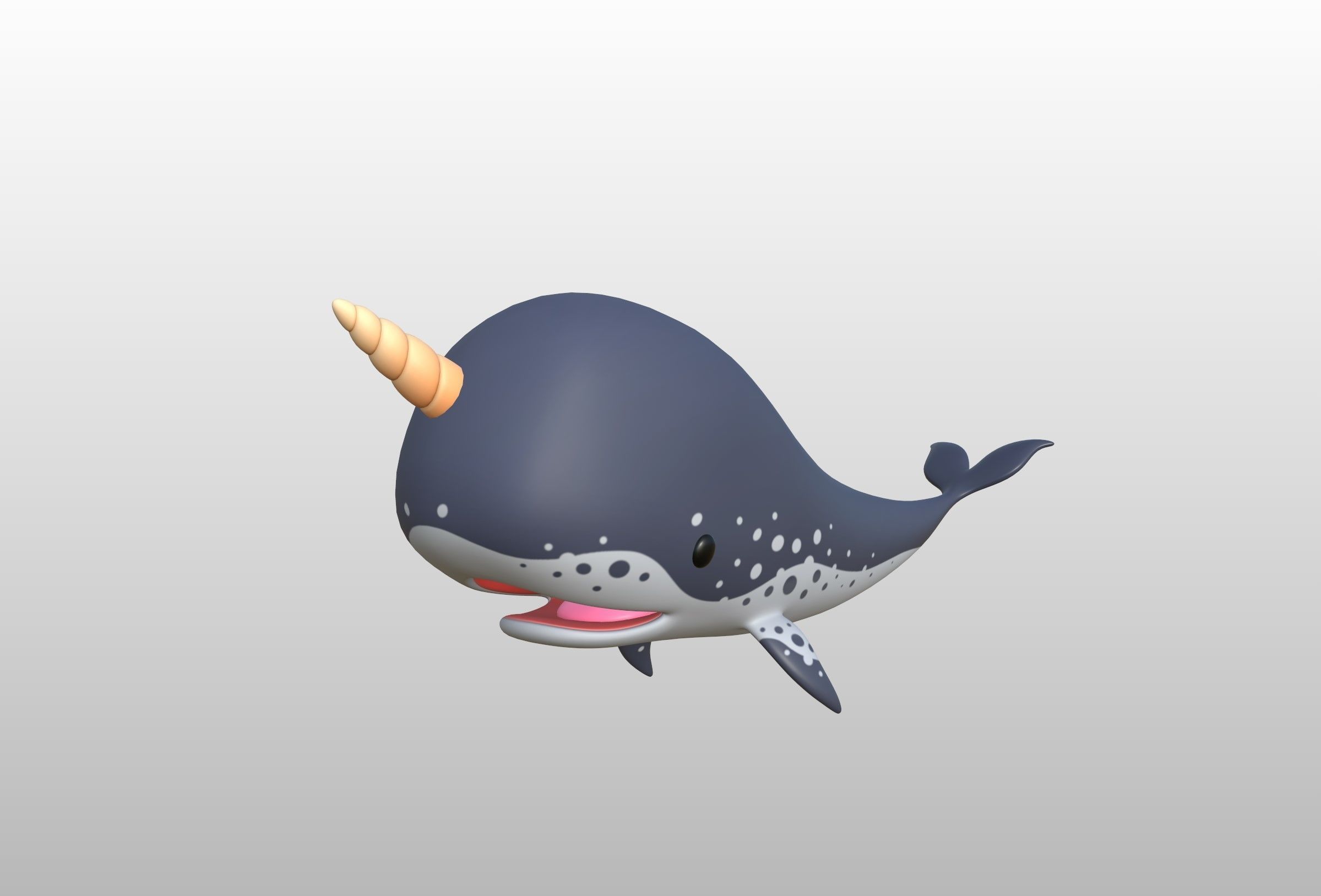 Character283 Narwhal 3D model_10