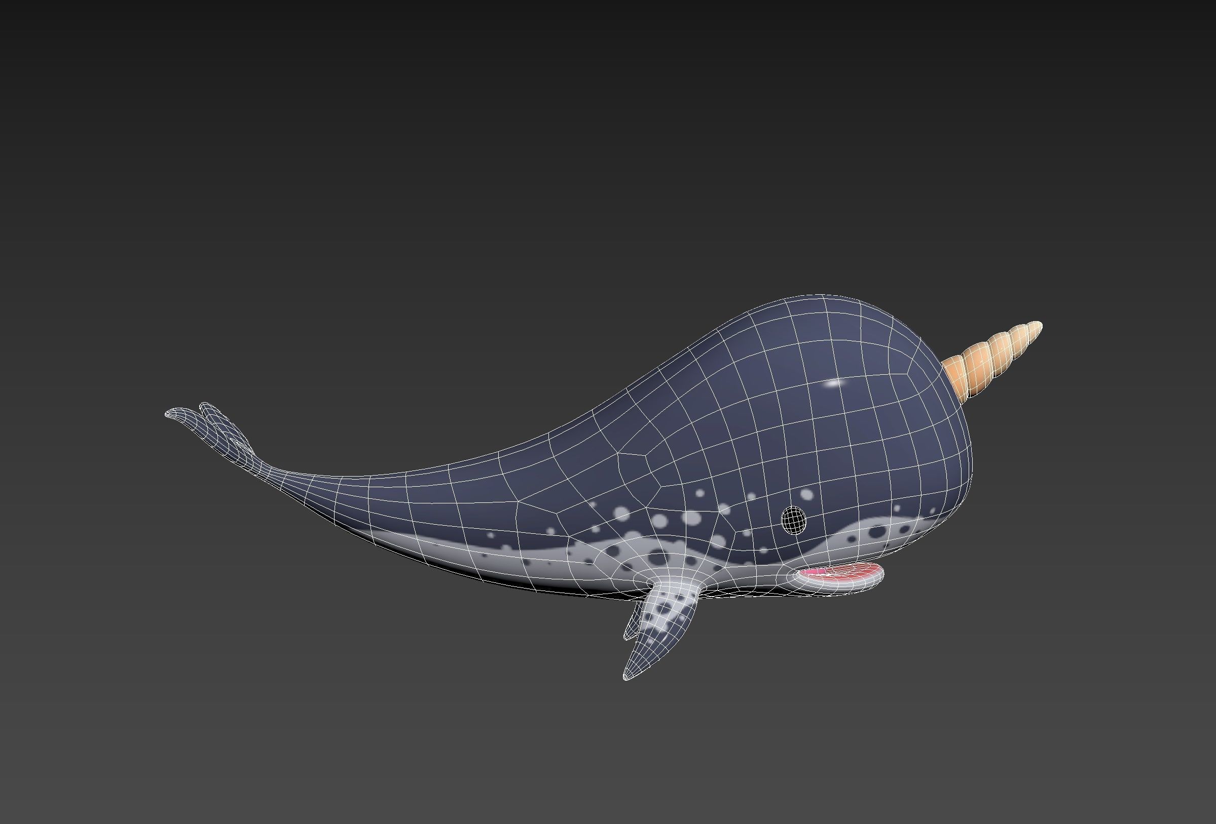 Character283 Narwhal 3D model_23