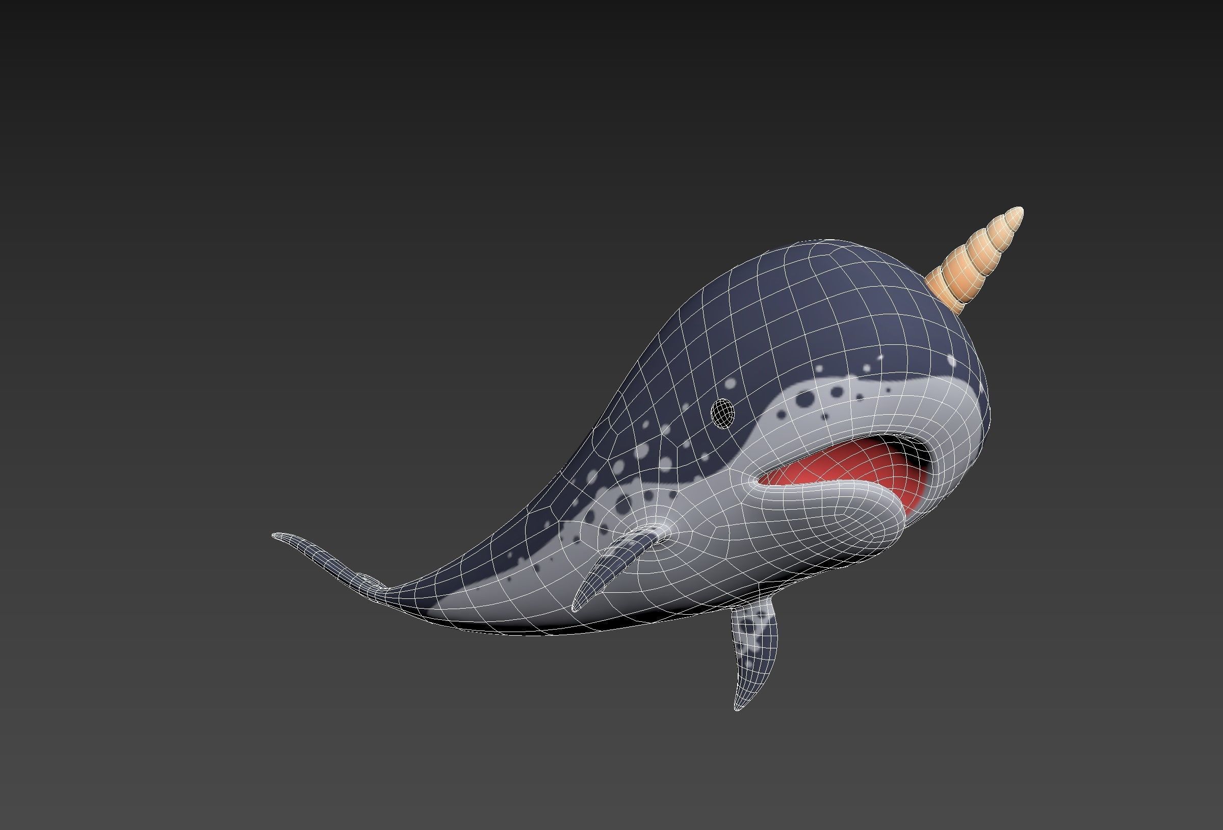 Character283 Narwhal 3D model_24