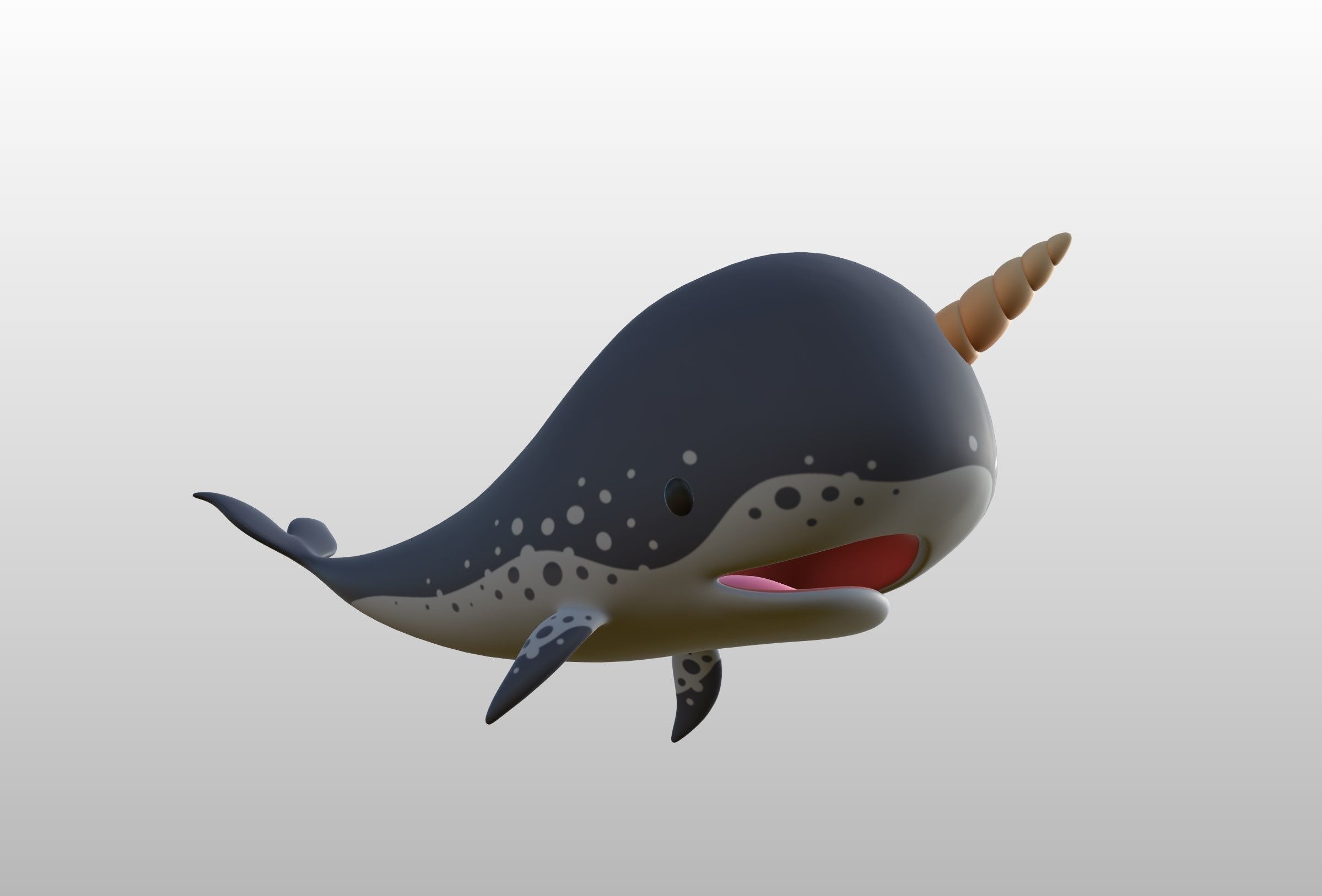 Character283 Narwhal 3D model_12