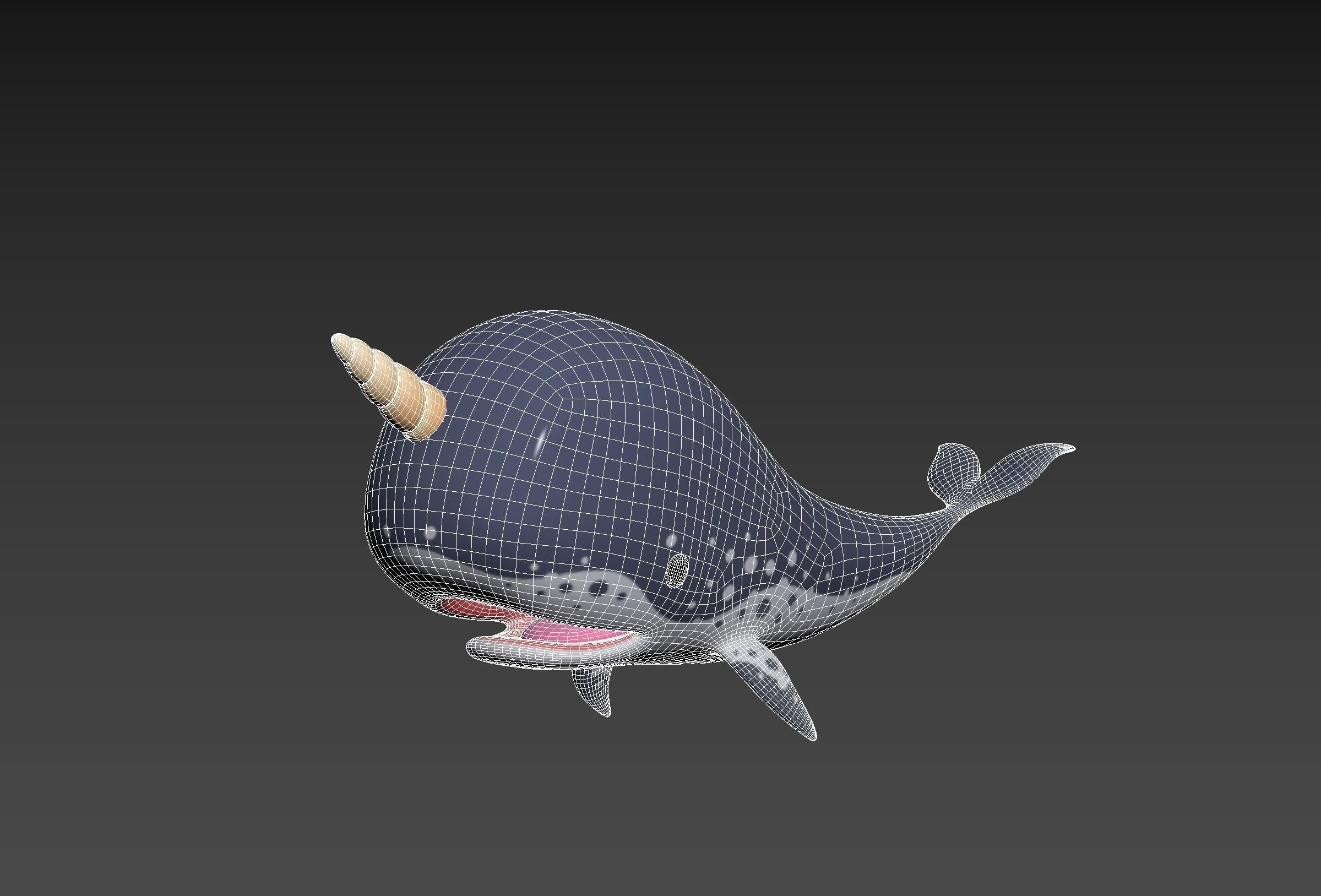 Character283 Narwhal 3D model_21