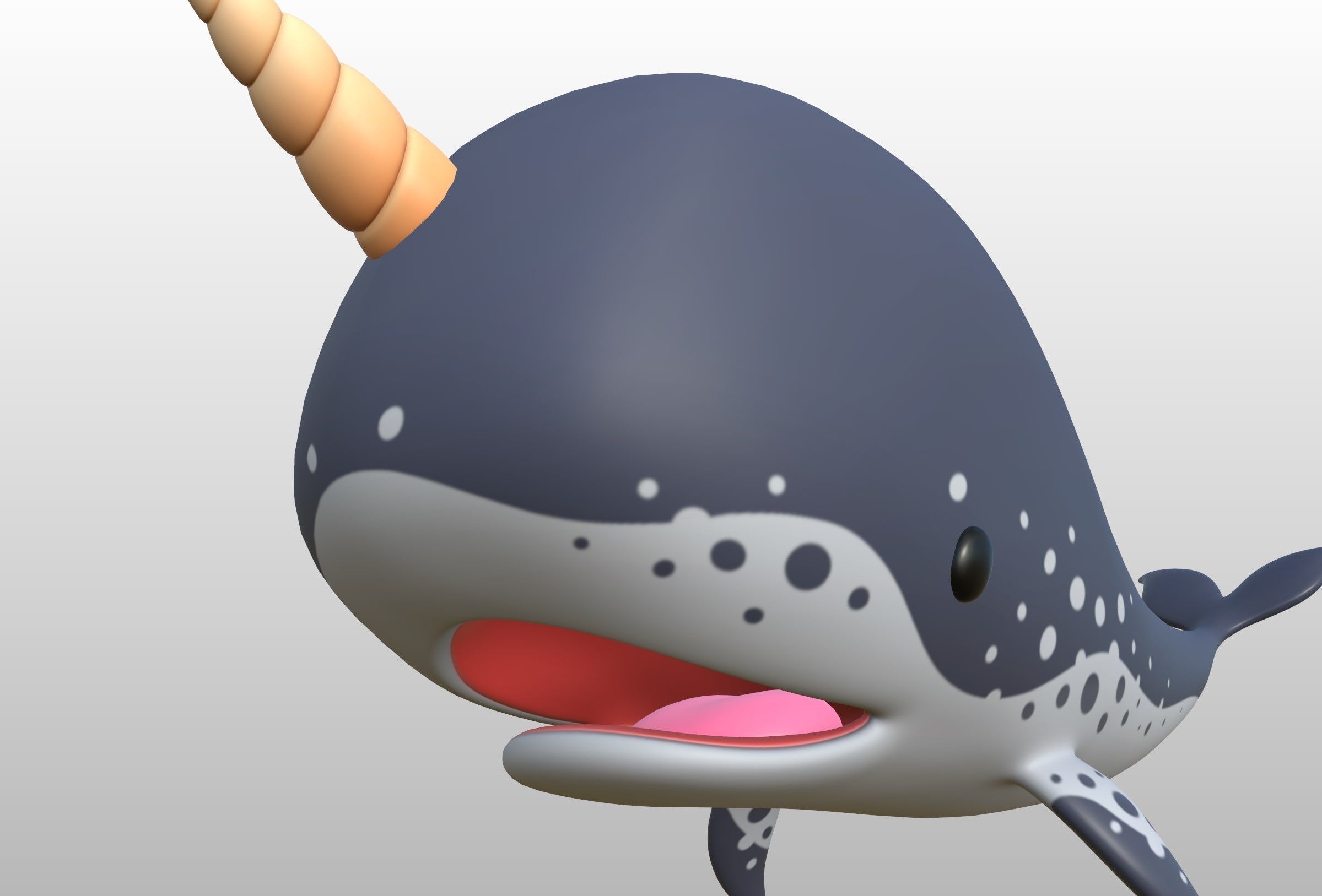 Character283 Narwhal 3D model_17