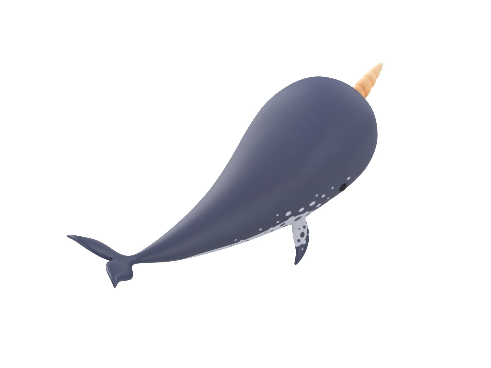 Character283 Narwhal 3D model_3