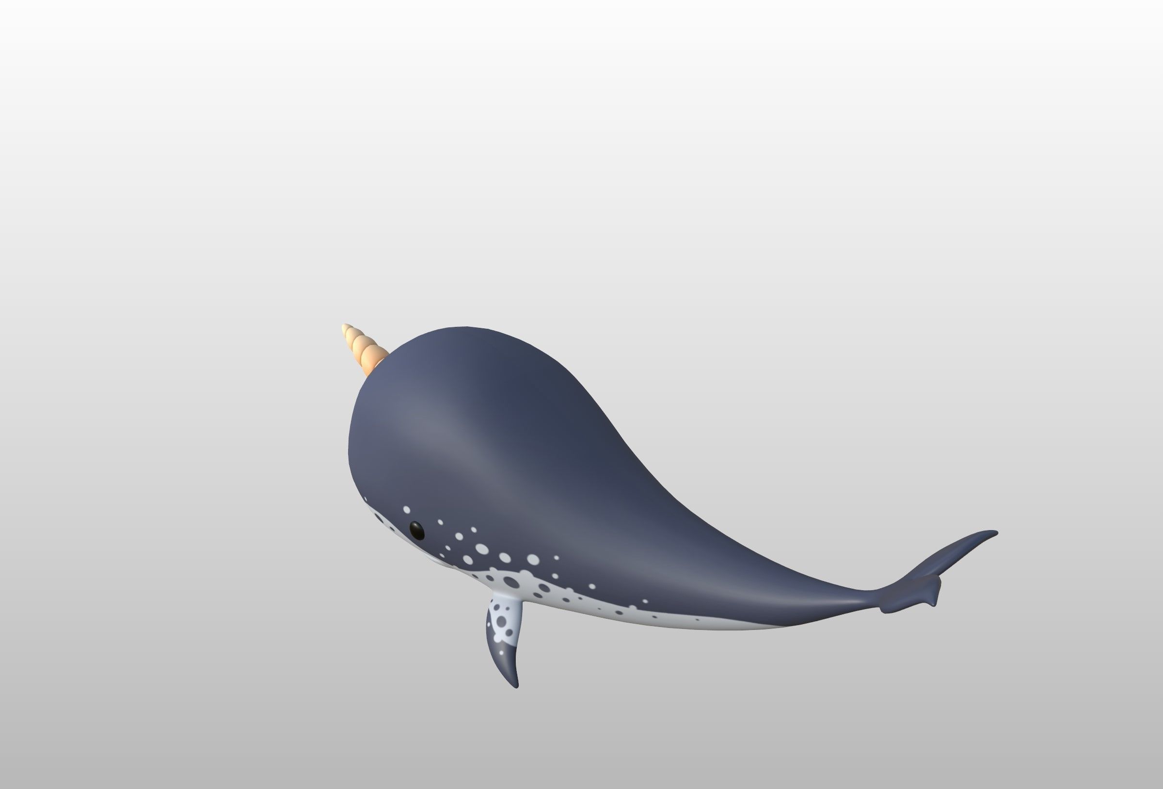 Character283 Narwhal 3D model_15