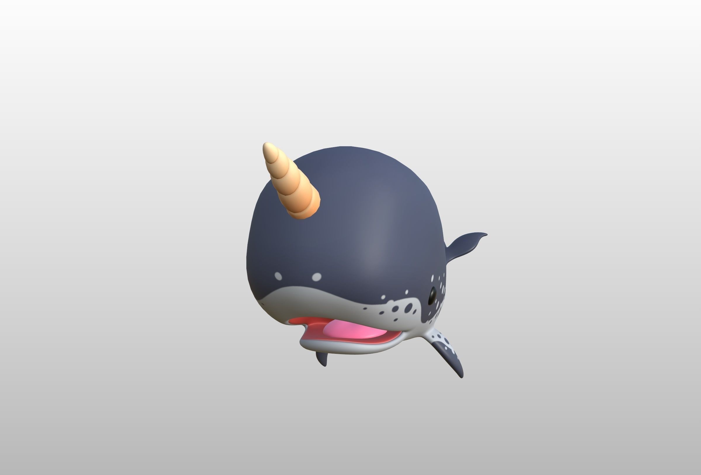 Character283 Narwhal 3D model_11