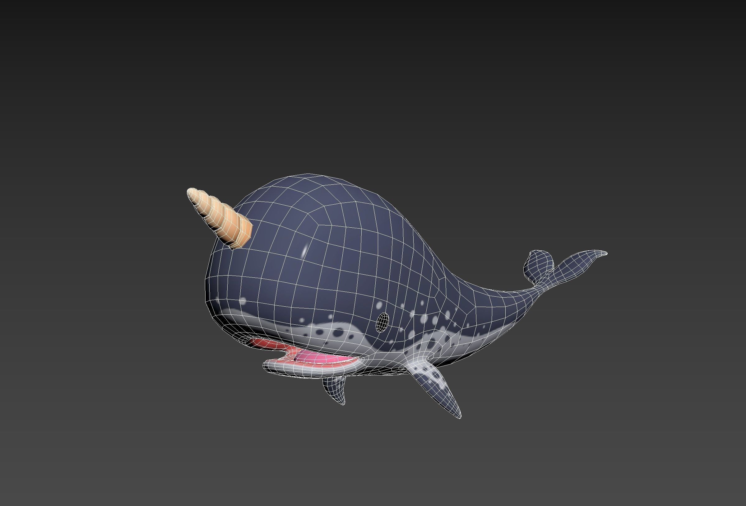 Character283 Narwhal 3D model_20