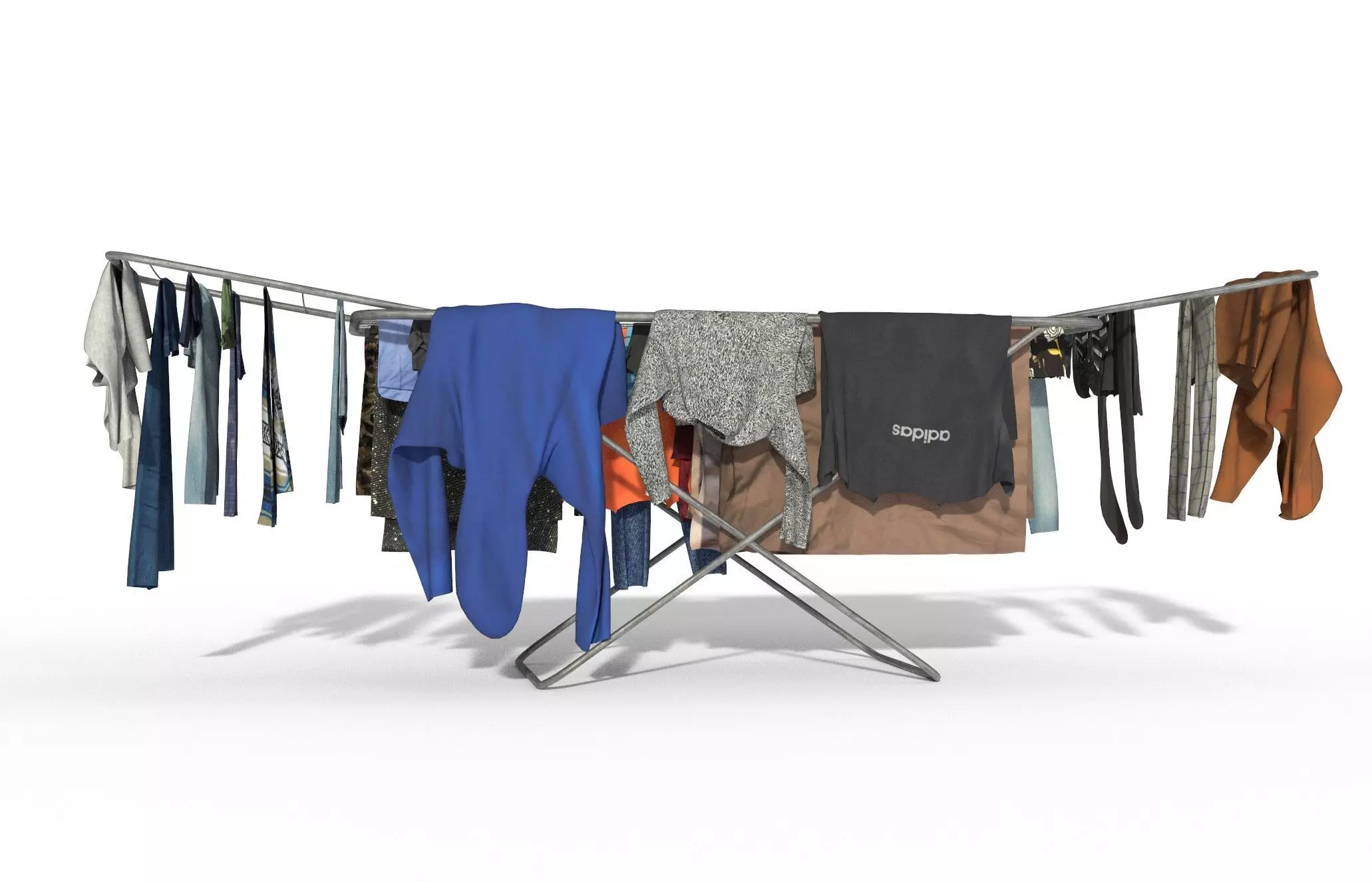 Cloth on Stand 3D model_0