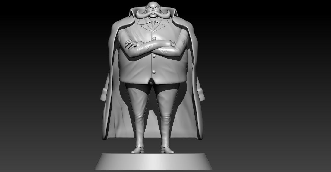 ST TOPMAN WARCURY - FIVE ELDERS - ONE PIECE 3D print model_2