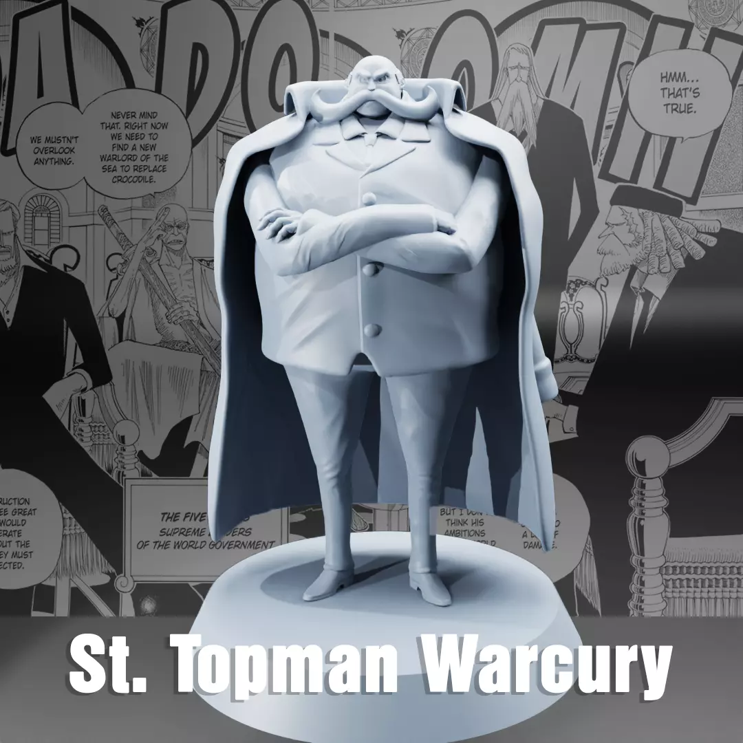 ST TOPMAN WARCURY - FIVE ELDERS - ONE PIECE 3D print model_0