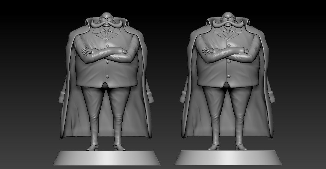 ST TOPMAN WARCURY - FIVE ELDERS - ONE PIECE 3D print model_4