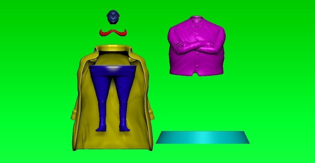 ST TOPMAN WARCURY - FIVE ELDERS - ONE PIECE 3D print model_3