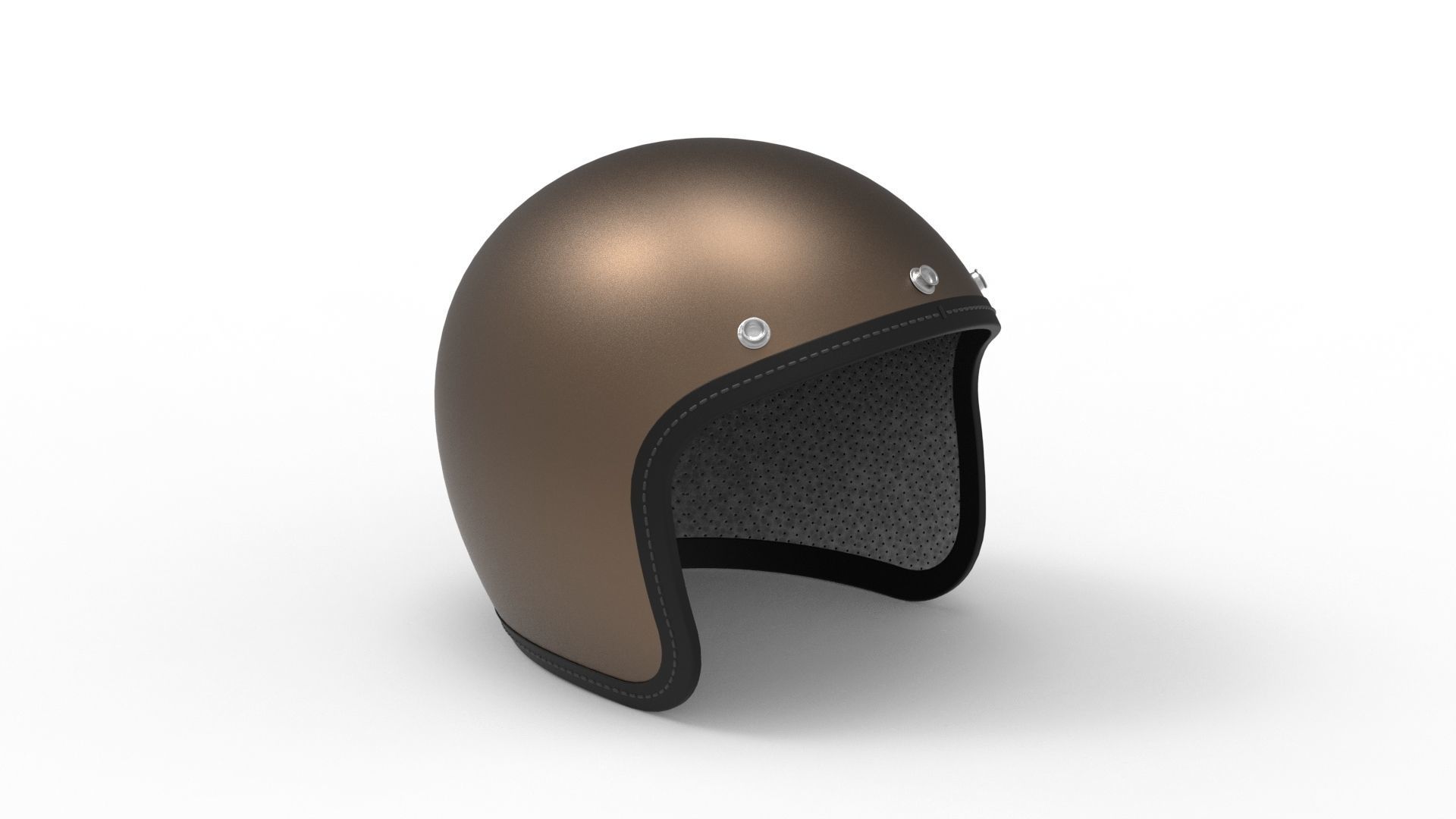 Casco Jet Helmet 3D model_2