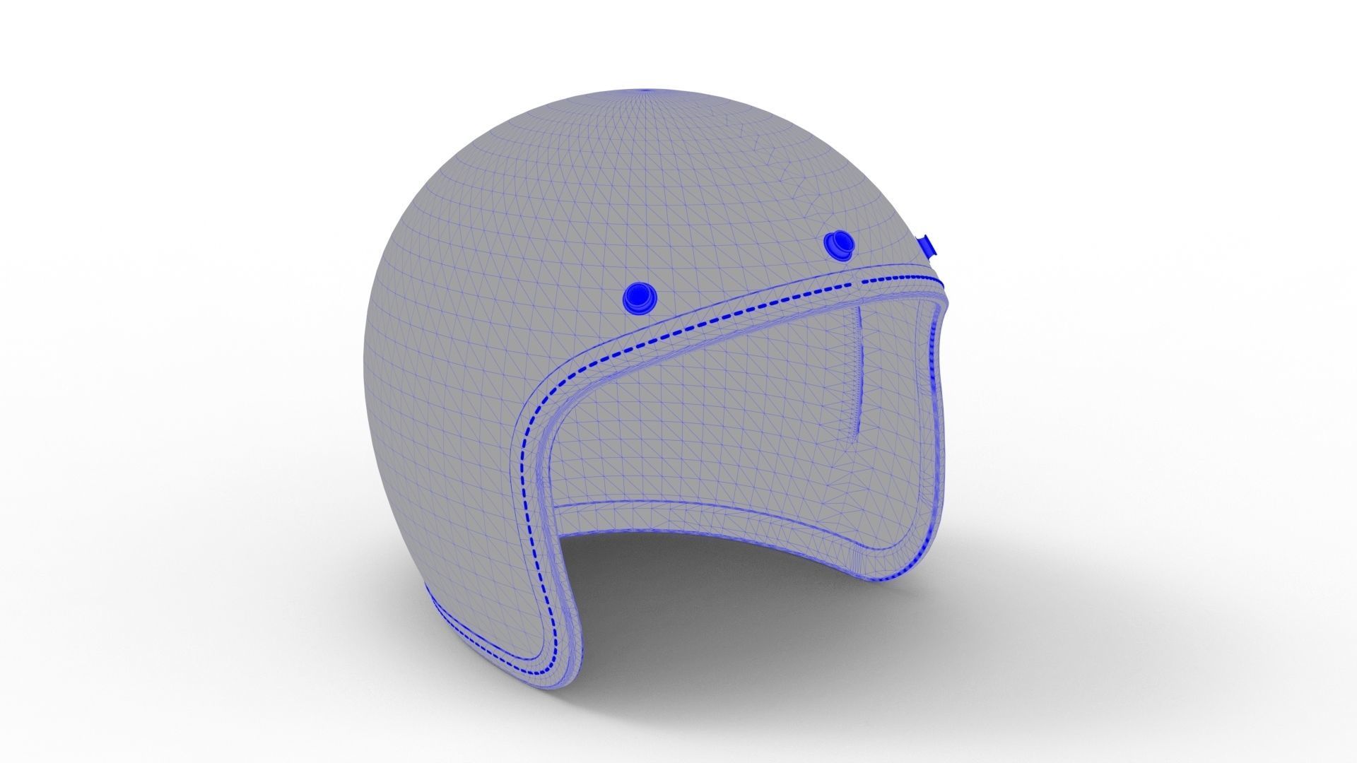 Casco Jet Helmet 3D model_7