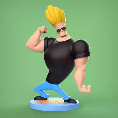 JOHNNY BRAVO 3D print model