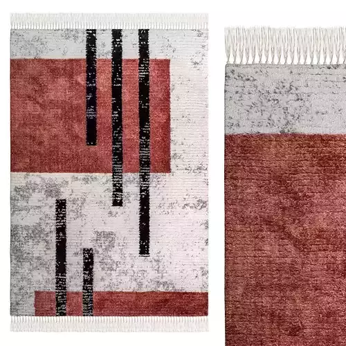 Modo Shapes Rug 3D model