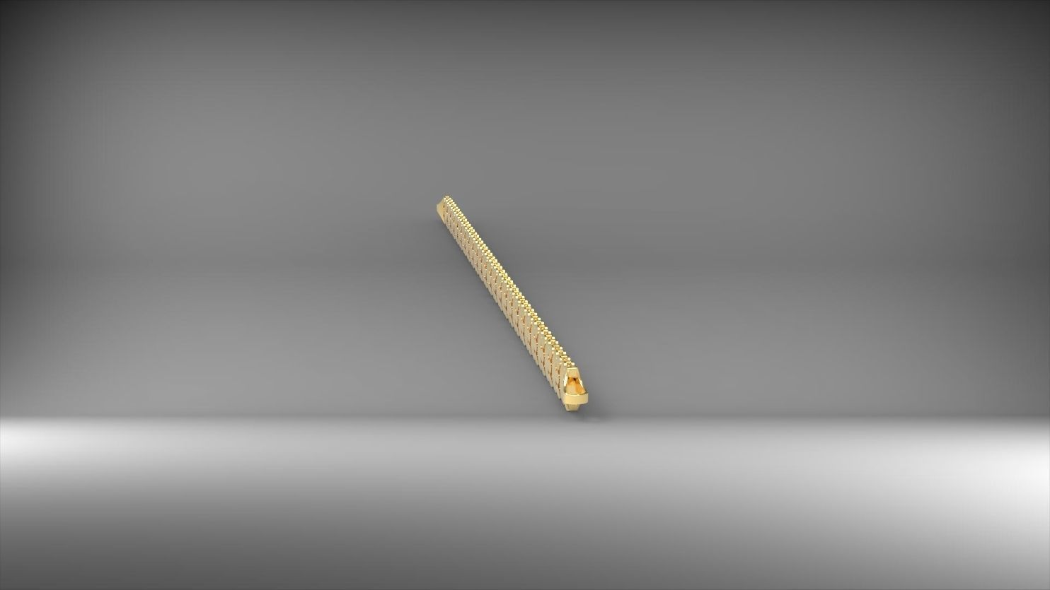 yuvarlak ve elips desenli 3d zincir bileklik 3D print model_12