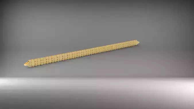 yuvarlak ve elips desenli 3d zincir bileklik