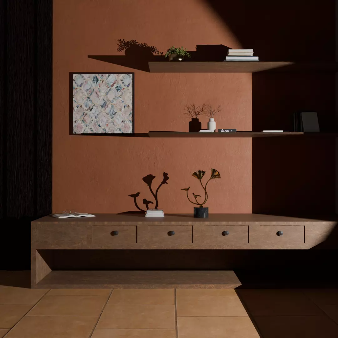 living room 3D model_0