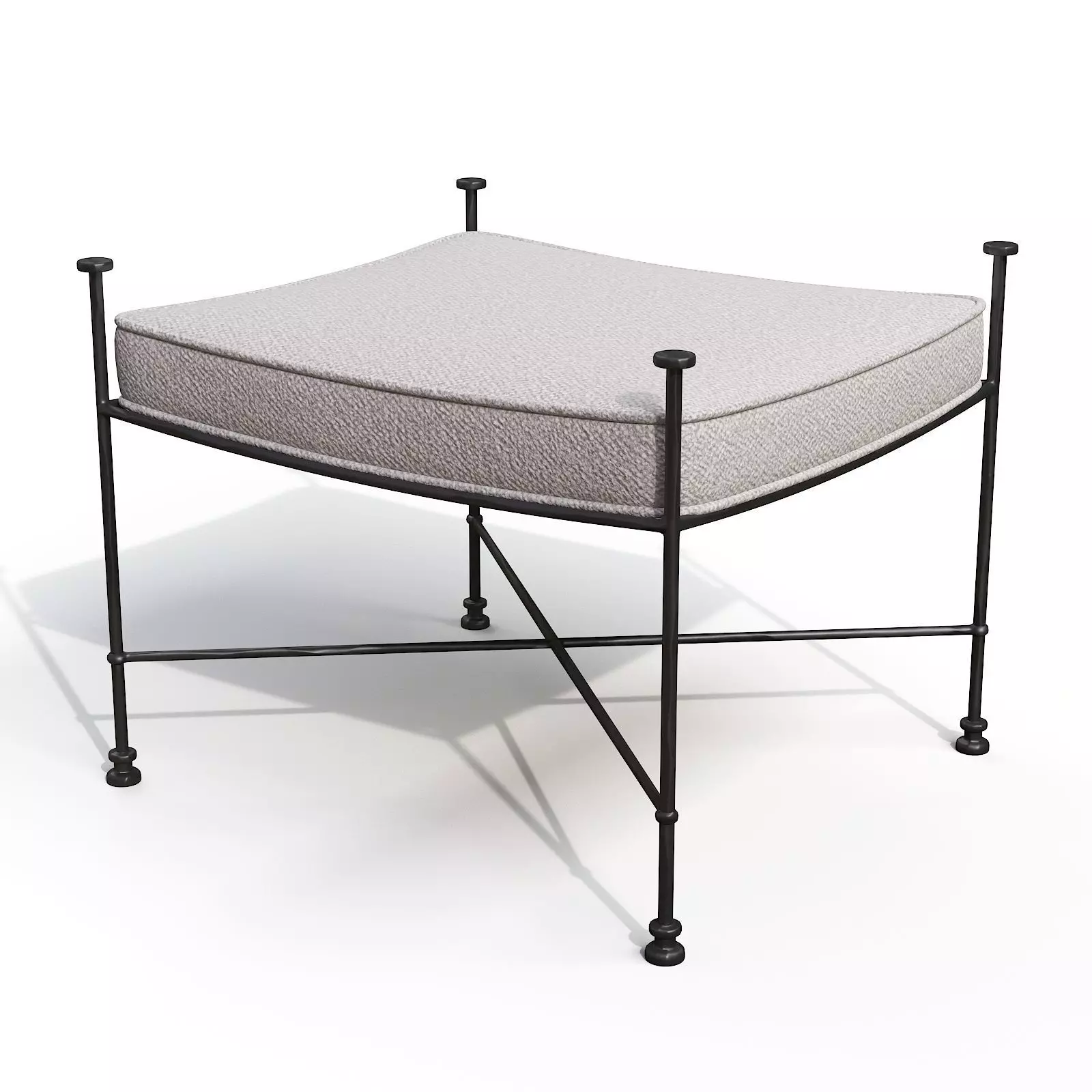 Provence Outdoor Ottoman 3D model