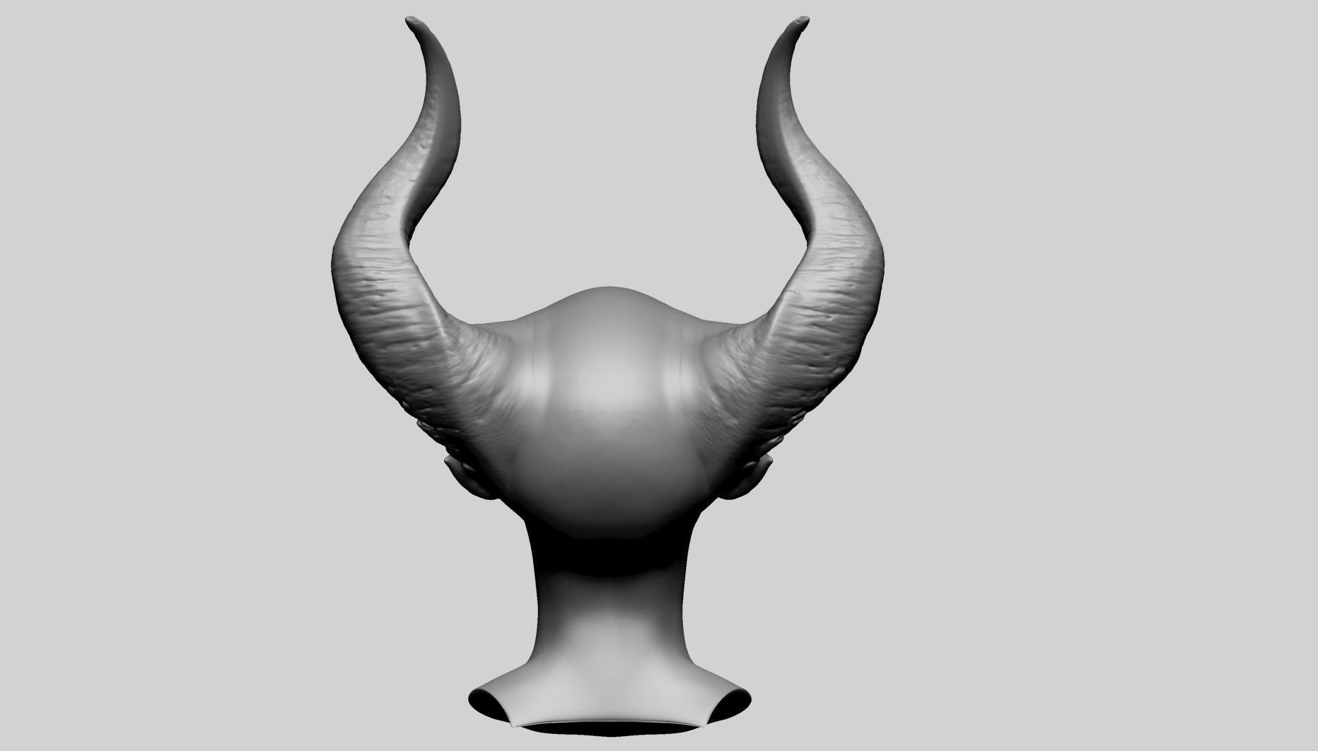 Fantasy Female Head D1 3D model_5