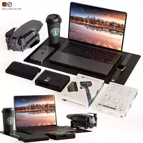 Decorative set for the desktop