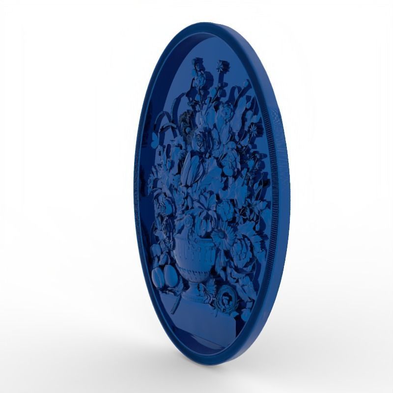 3D Model STL File for CNC Router Laser And 3D Printer Flowers 2 3D print model_3