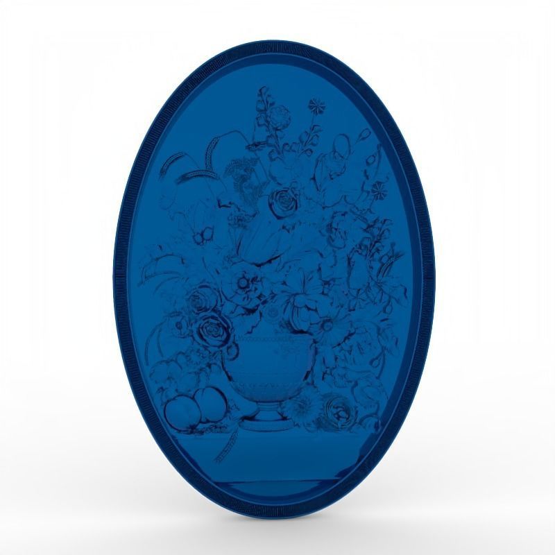 3D Model STL File for CNC Router Laser And 3D Printer Flowers 2 3D print model_2