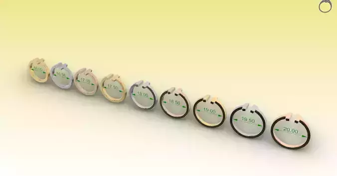 Rings Tiffany complact 16-20 size