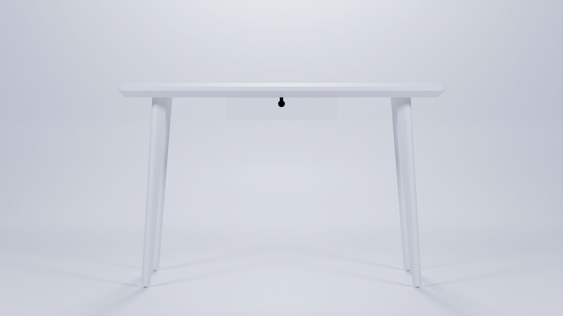 Ikea Lisabo wooden table desk Low-poly 3D model_5