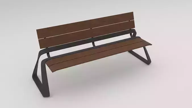 Park Bench  3D Model 