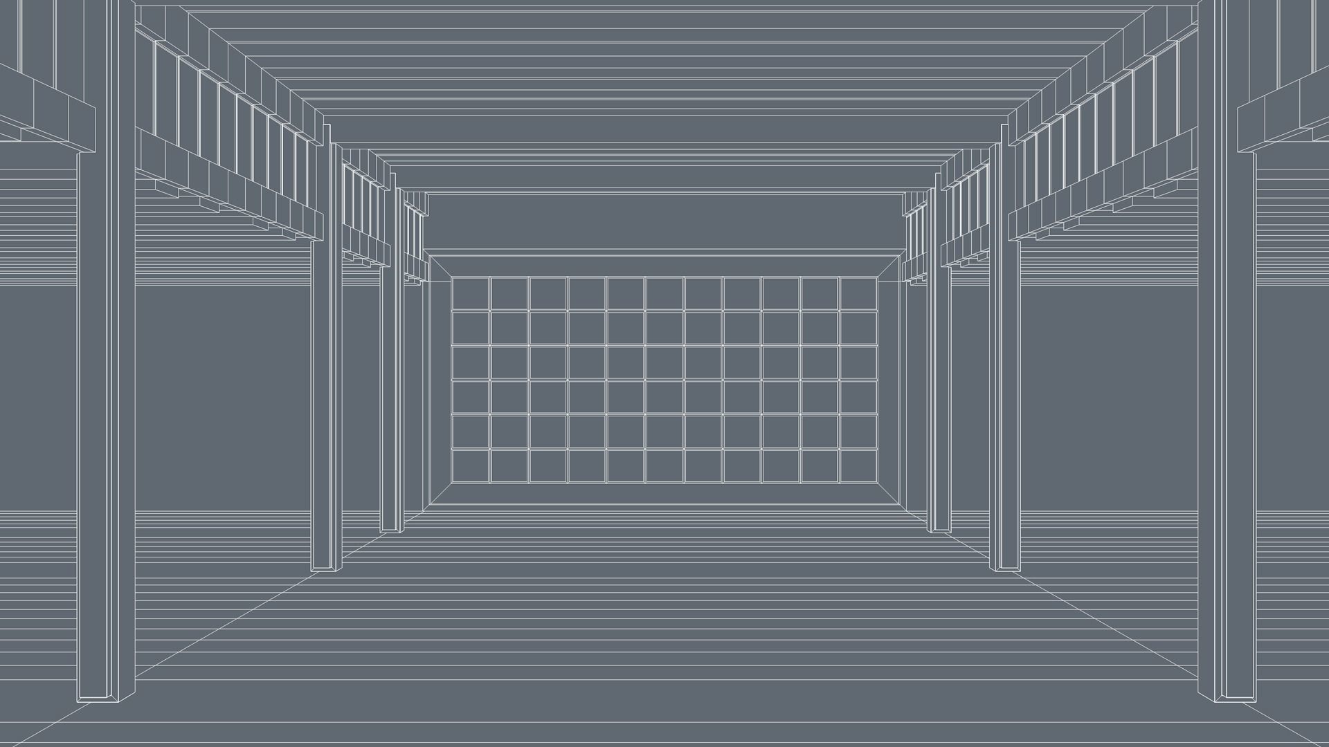 Basement Interior Low-poly 3D model_13